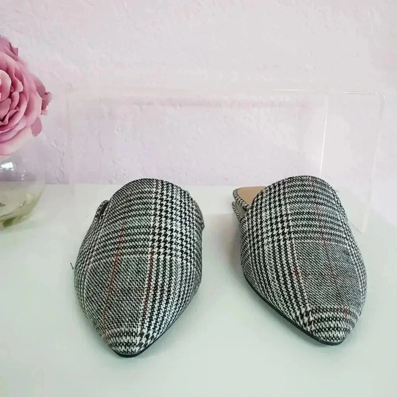 Bamboo Houndstooth Slip On Mule - Picture 3 of 4